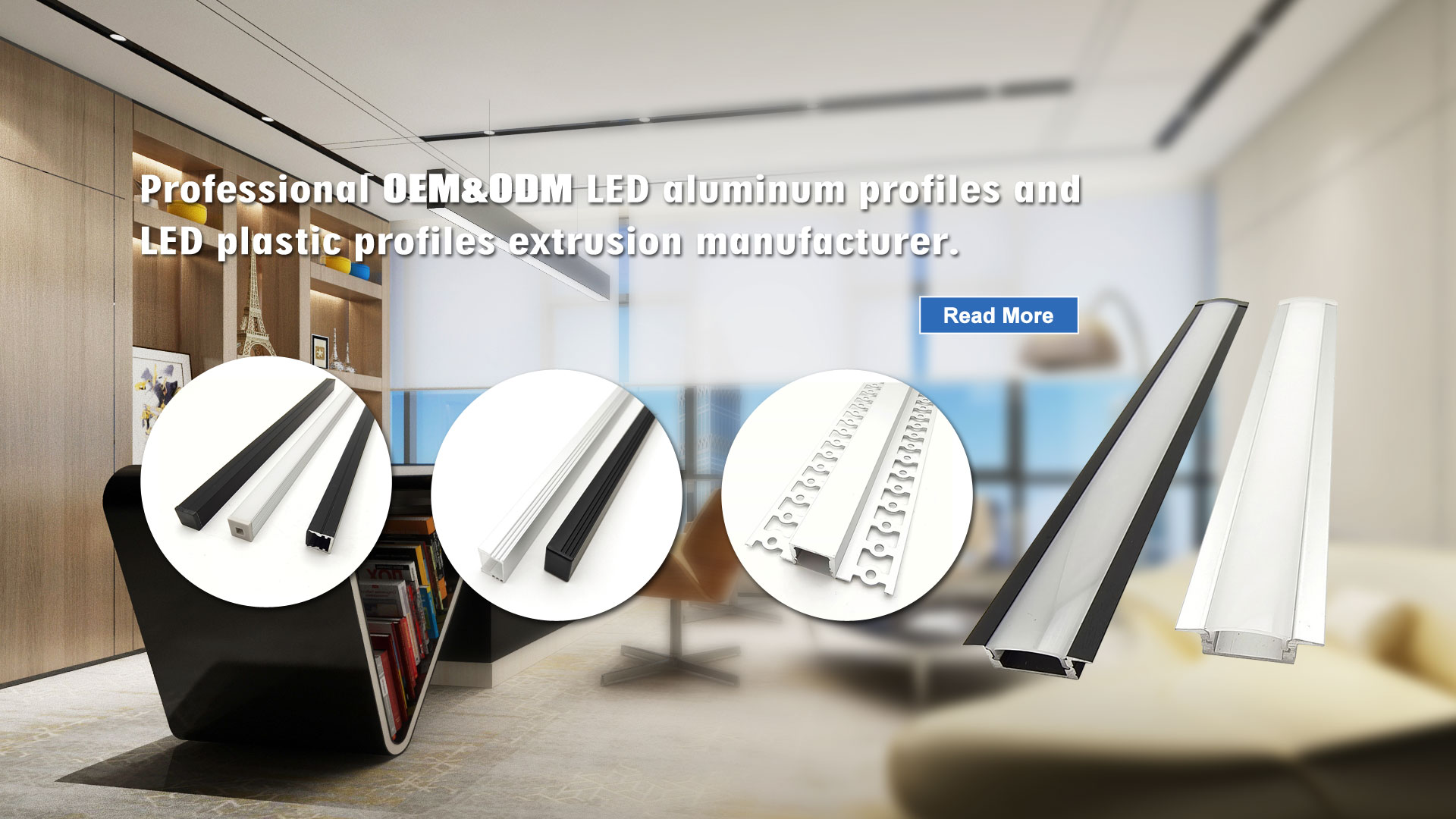 โปรไฟล์อลูมิเนียม LED ขนาด 16*12 มม. สำหรับแถบ LED กว้างสูงสุด 10 มม.