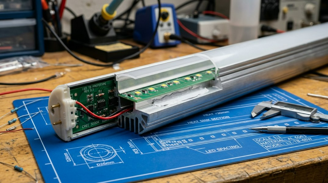 คู่มือฉบับสมบูรณ์ปี 2026 สำหรับตัวเรือนหลอด LED T8 พร้อม PCB 10 มม.: ข้อมูลความร้อน, 3D CAD และการปฏิบัติตามข้อกำหนด UL